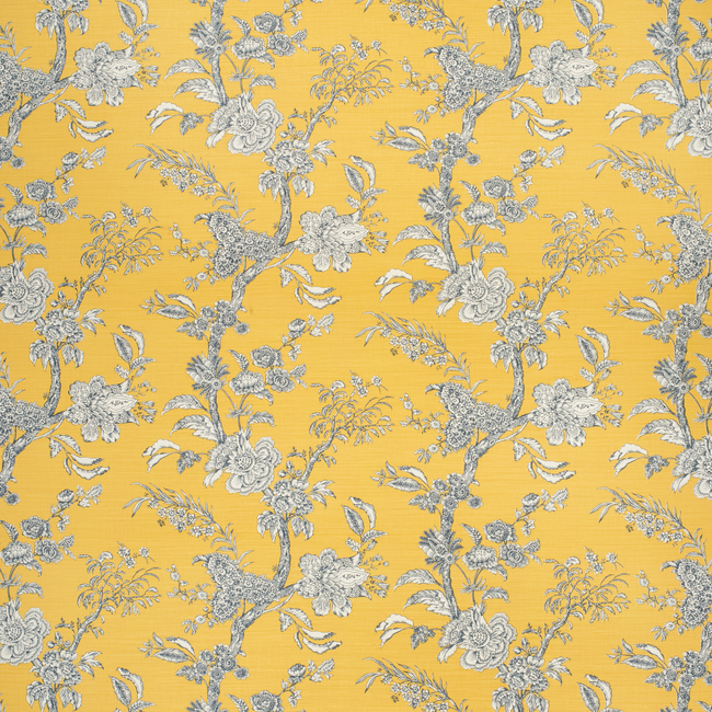 LEE JOFA PAOLO MOSCHINO PAOLO MOSCHINO FABRICS BEIJING BLOSSOM - AMB/NAVY 2020120.450.0