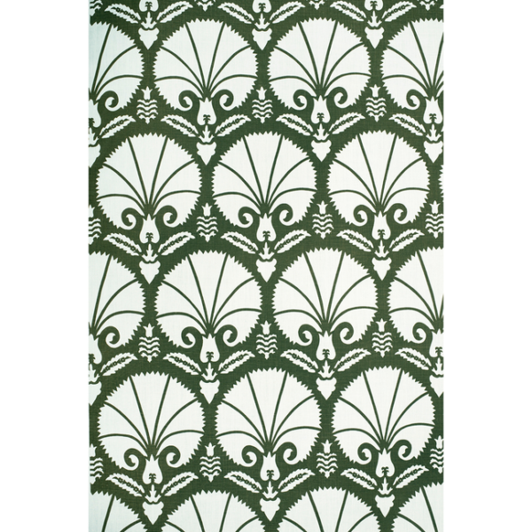 LEE JOFA PAOLO MOSCHINO PAOLO MOSCHINO FABRICS BURSA - DARK GREEN upholstery fabric swatch for sample-first furniture planning