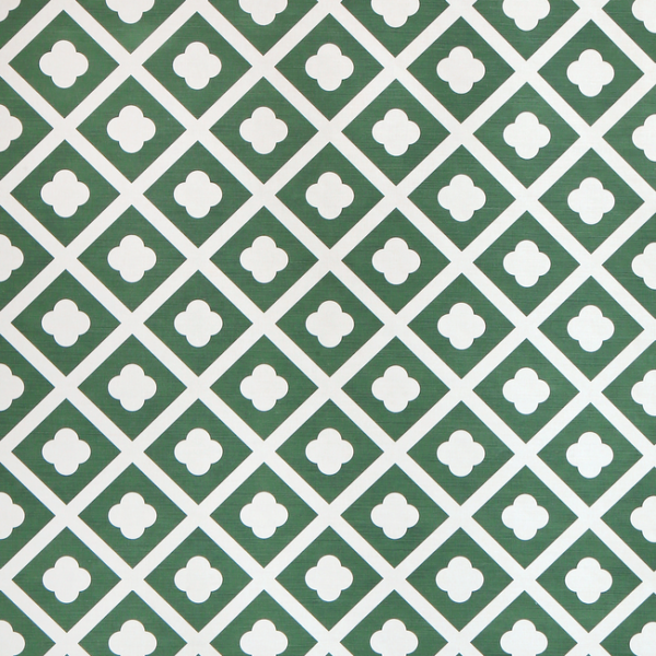 LEE JOFA PAOLO MOSCHINO PAOLO MOSCHINO FABRICS JARDIN - DARK GREEN ON ECRU upholstery fabric swatch for sample-first furniture planning