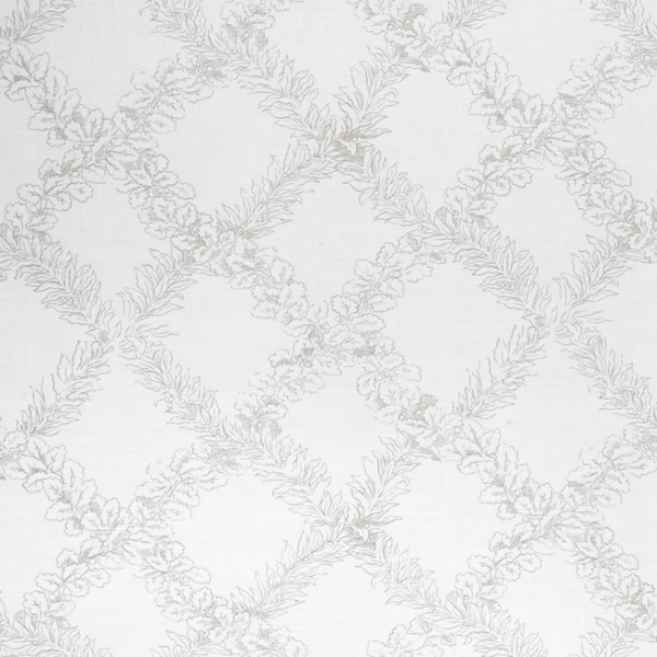 LEE JOFA PAOLO MOSCHINO PAOLO MOSCHINO FABRICS LEAF TRELLIS - CELADON upholstery fabric swatch for sample-first furniture planning
