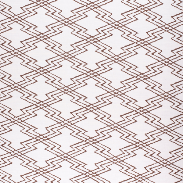 LEE JOFA PAOLO MOSCHINO PAOLO MOSCHINO FABRICS VIA KRUPP BIS - BROWN upholstery fabric swatch for sample-first furniture planning