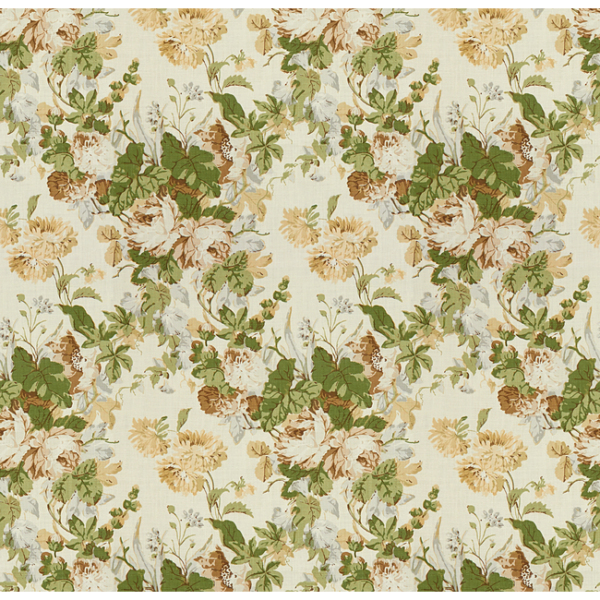LEE JOFA PARISH-HADLEY MAISIE LINEN - TAN/LEAF 2015136.630.0