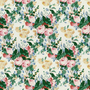 Parish-hadley Maisie - Pink/green upholstery fabric swatch
