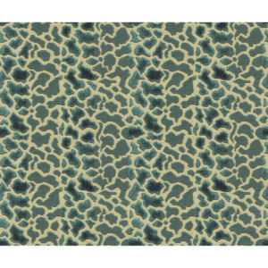Parish-hadley Timbuktu Velvet - Blue upholstery fabric swatch
