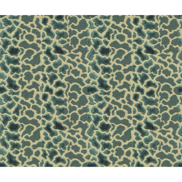 LEE JOFA PARISH-HADLEY TIMBUKTU VELVET - BLUE upholstery fabric swatch for sample-first furniture planning