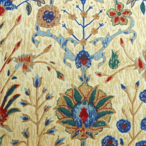 Persian Print - Cane upholstery fabric swatch