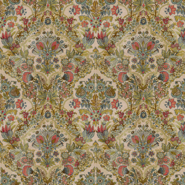 LEE JOFA ROYAL OAK FOUNDATION ANNIVERSARY COLLECTION TETBURY - ROSE/AQUA 2013134.710.0