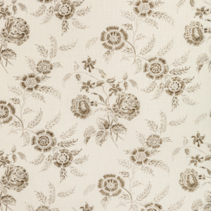 Sarah Bartholomew Boutique Floral - Sand upholstery fabric swatch