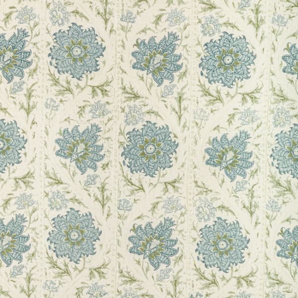 LEE JOFA SARAH BARTHOLOMEW CALICO VINE - GREEN BLUE 2022102.530.0