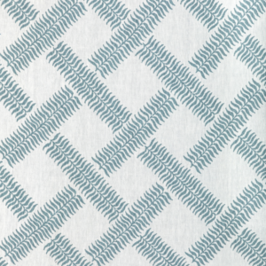 Sarah Bartholomew Garden Trellis Weave - Sky upholstery fabric swatch