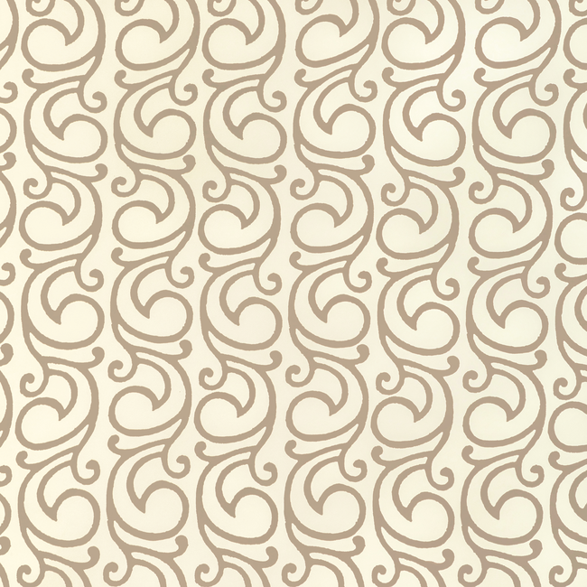 LEE JOFA SARAH BARTHOLOMEW WALLPAPERS SERENDIPITY SCROLL WP - OAK P2022103.106.0 - Limited Stock