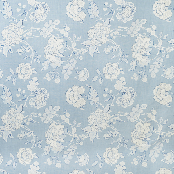 LEE JOFA SOMERSET - SKY upholstery fabric swatch for sample-first furniture planning
