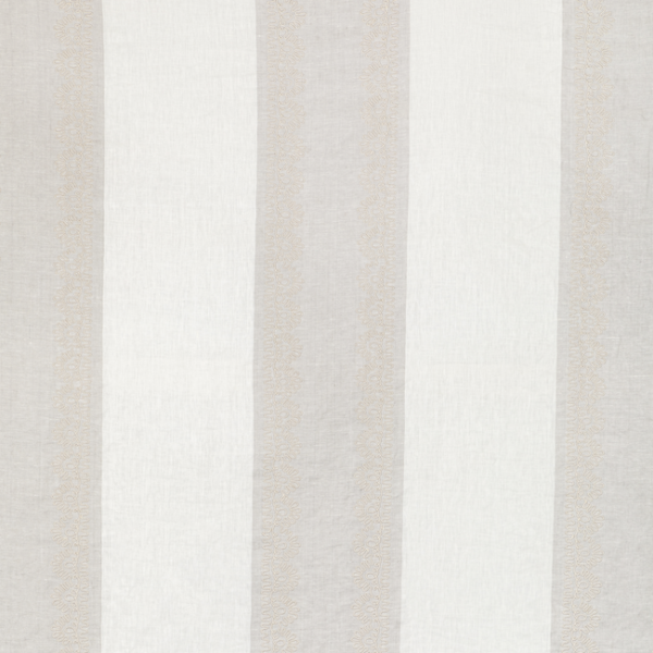 LEE JOFA SUMMERLAND BANNER SHEER - QUARTZ upholstery fabric swatch for sample-first furniture planning