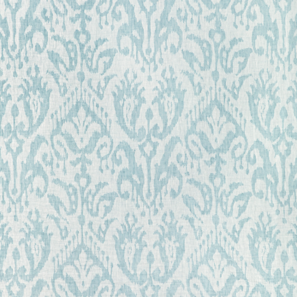 LEE JOFA SUMMERLAND LEANDRO SHEER - LAGOON upholstery fabric swatch for sample-first furniture planning