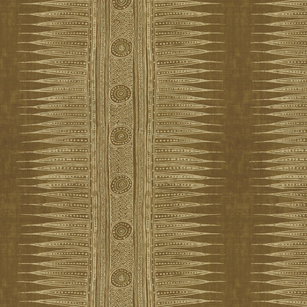 LEE JOFA SUZANNE RHEINSTEIN HOLLYHOCK II INDIAN ZAG - BARK upholstery fabric swatch for sample-first furniture planning