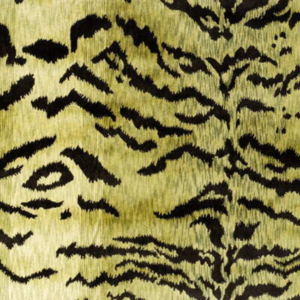 Tiger Velvet - Moss upholstery fabric swatch