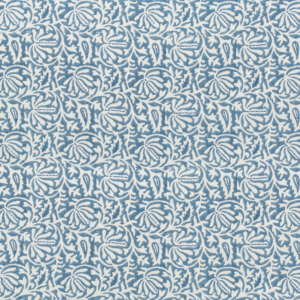 Westport Laine Print - Bluebell upholstery fabric swatch