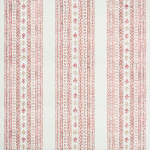 LEE JOFA WESTPORT SEACLIFFE PRINT - SPICE upholstery fabric swatch for sample-first furniture planning