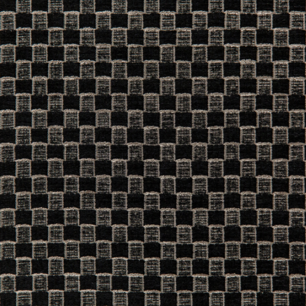 Lee Jofa ALLONBY WEAVE - JET upholstery fabric swatch for sample-first furniture planning