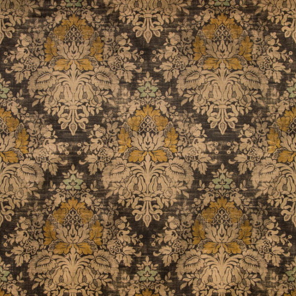 Lee Jofa ALMA VELVET - UMBER upholstery fabric swatch for sample-first furniture planning