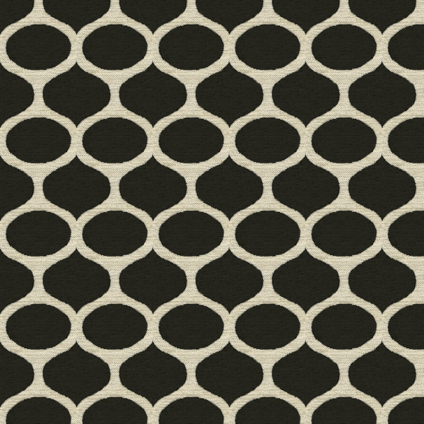 Lee Jofa Designer Diamond & Baratta SAMBA - EBONY/IVORY upholstery fabric swatch for sample-first furniture planning