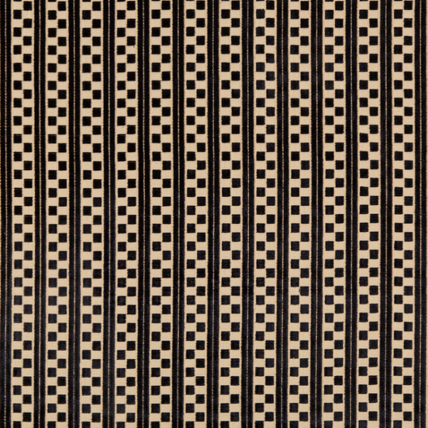Lee Jofa LAWRENCE VELVET - JET upholstery fabric swatch for sample-first furniture planning