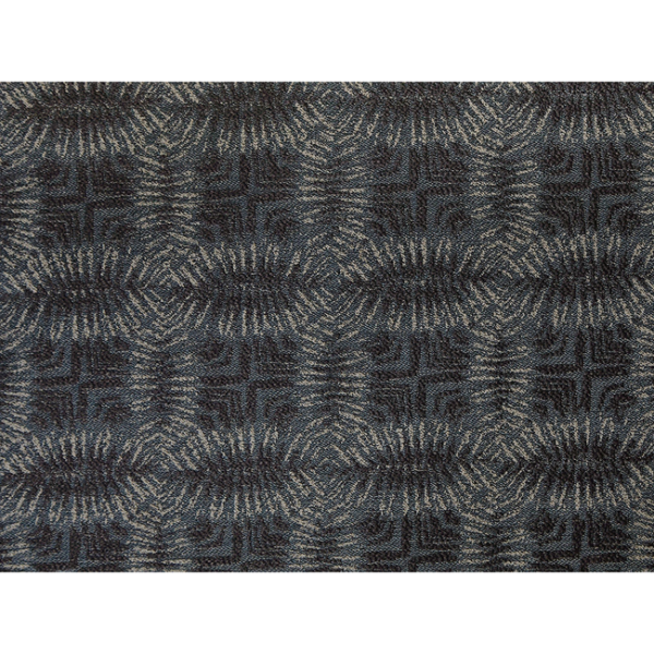 Lee Jofa Modern Designer Allegra Hicks CALYPSO - MIDNIGHT upholstery fabric swatch for sample-first furniture planning