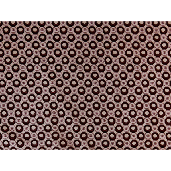 Lee Jofa Modern Designer Allegra Hicks PEARL - TAUPE/AUBERGINE upholstery fabric swatch for sample-first furniture planning