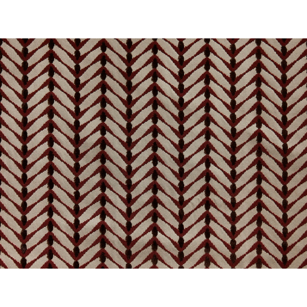 Lee Jofa Modern Designer Allegra Hicks ZEBRANO - BEIGE/RUST upholstery fabric swatch for sample-first furniture planning