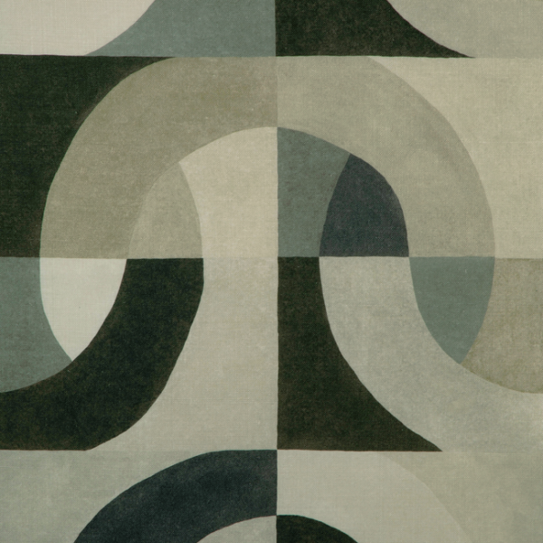 Lee Jofa Modern Designer Kelly Wearstler COLONNADE - ONYX upholstery fabric swatch for sample-first furniture planning