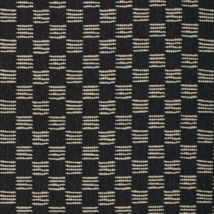 Modern Designer Kelly Wearstler Stroll - Charcoal upholstery fabric swatch