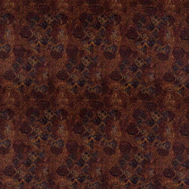 MULBERRY BOHEMIAN TRAVELS BOHEMIAN VELVET - FIG/SIENNA FD286.H44.0