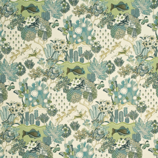 MULBERRY COUNTRY WEEKEND GLENDALE - TEAL/LEAF FD259.R38.0