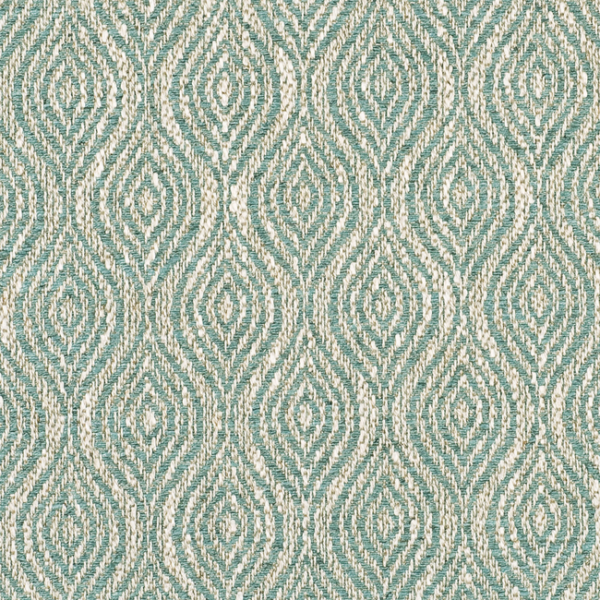 MULBERRY HEIRLOOM HASLAM - AQUA upholstery fabric swatch for sample-first furniture planning