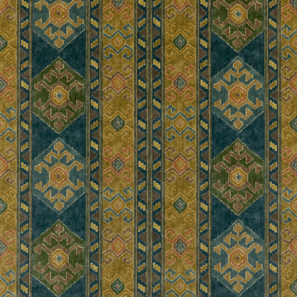MULBERRY LONG WEEKEND NOMAD VELVET - DENIM upholstery fabric swatch for sample-first furniture planning