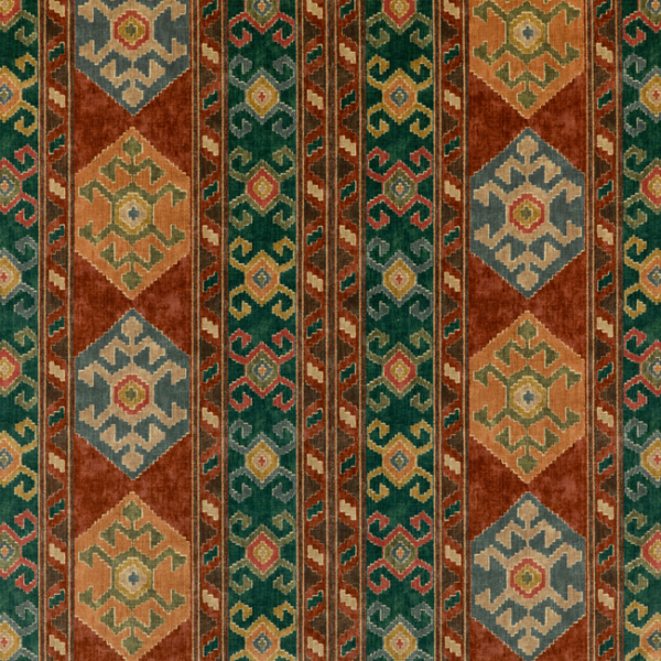 MULBERRY LONG WEEKEND NOMAD VELVET - SPICE upholstery fabric swatch for sample-first furniture planning
