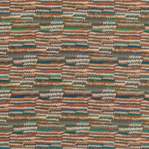 MULBERRY MODERN COUNTRY II LANDSCAPE - TEAL/SPICE FD781.T69.0