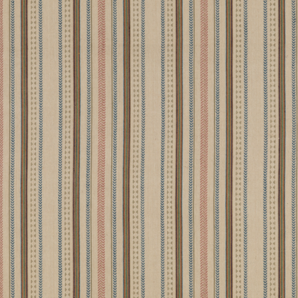 MULBERRY MULBERRY STRIPES II RACING STRIPE - DENIM upholstery fabric swatch for sample-first furniture planning