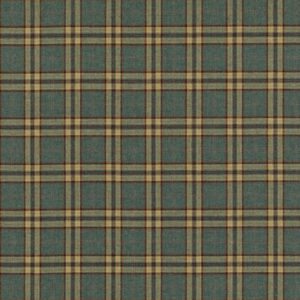 Mulberry Mulberry Wools Iv Ghillie - Teal upholstery fabric swatch