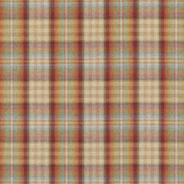 MULBERRY MULBERRY WOOLS IV NEVIS - RED/ STONE upholstery fabric swatch for sample-first furniture planning
