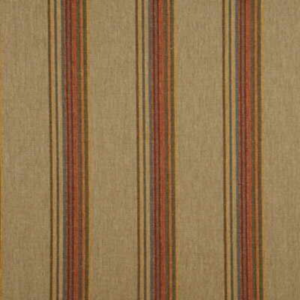 Mulberry Twelve Bar Stripe - Sage/sand/wine upholstery fabric swatch