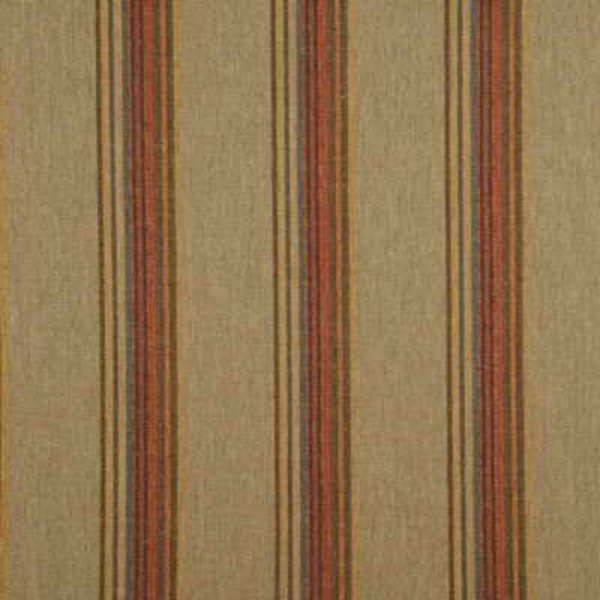 MULBERRY TWELVE BAR STRIPE - SAGE/SAND/WINE upholstery fabric swatch for sample-first furniture planning