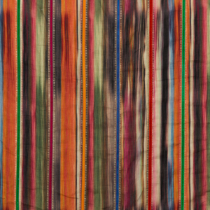 Mulberry Bohemian Stripe - Multi upholstery fabric swatch