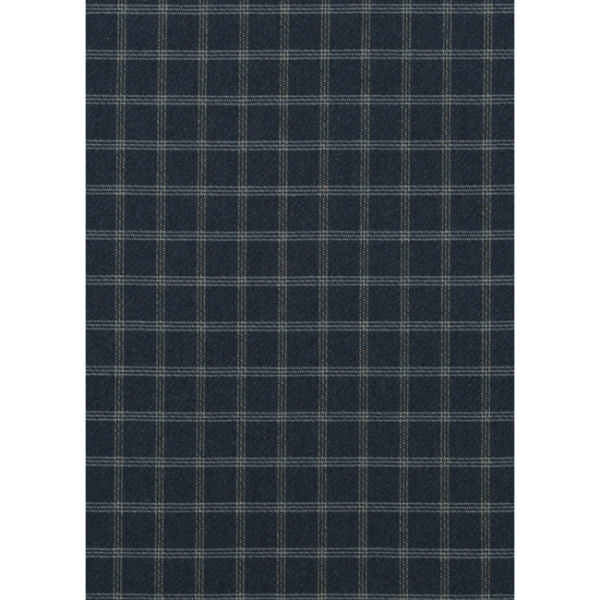 Mulberry BUTE - INDIGO upholstery fabric swatch for sample-first furniture planning