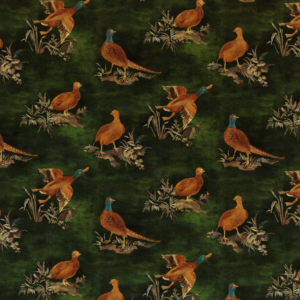 Mulberry Game Show - Emerald upholstery fabric swatch