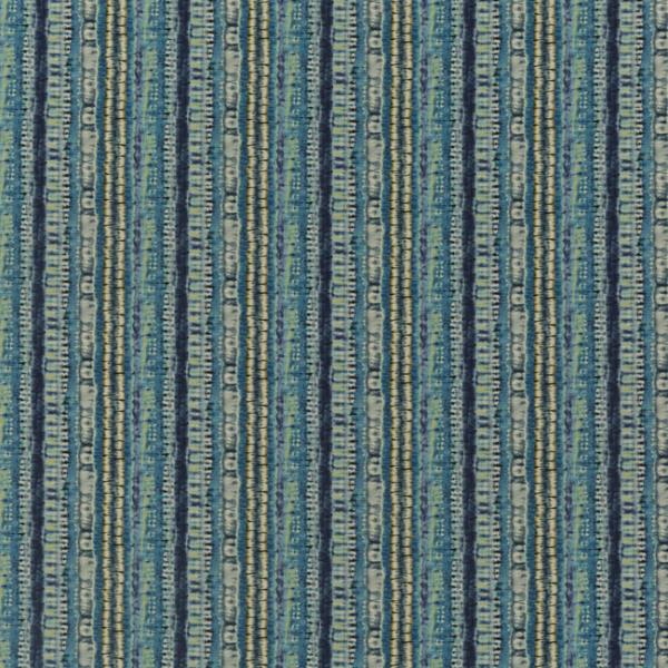 THREADS MERIDIAN REFLECTIONS LINEN - PEACOCK upholstery fabric swatch for sample-first furniture planning