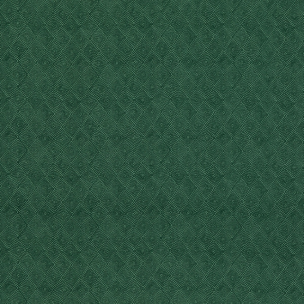 THREADS NALA PRINTS BOUNDARY - EMERALD upholstery fabric swatch for sample-first furniture planning