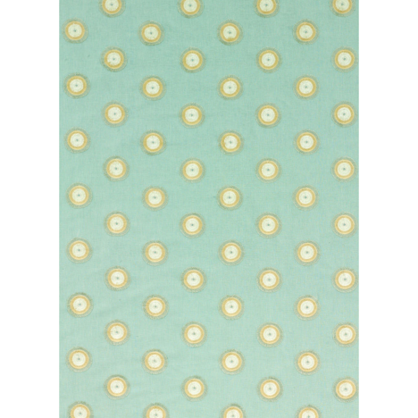 THREADS VARIATION EQUINOX - AQUA/BRONZE upholstery fabric swatch for sample-first furniture planning