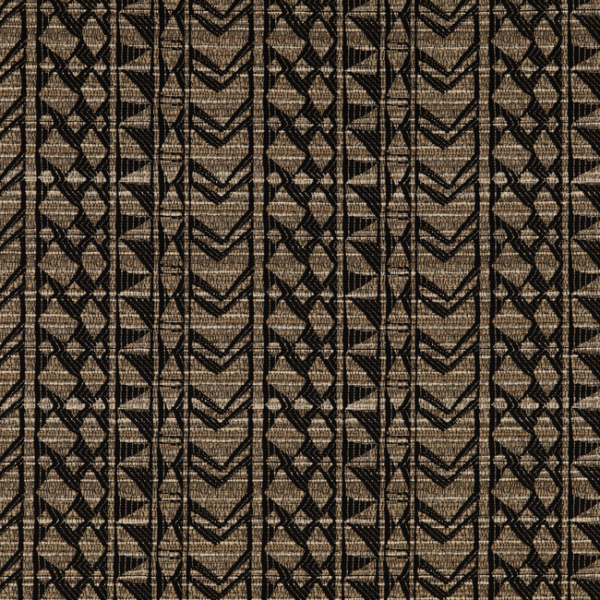 Threads BUTABU - CHARCOAL upholstery fabric swatch for sample-first furniture planning