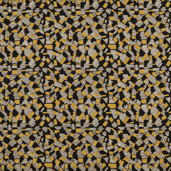 Threads STAR FIRE - BRONZE/EBONY upholstery fabric swatch for sample-first furniture planning